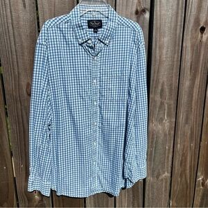Nat Nast Luxury Original Long Sleeve Cotton Blue Checked Travel